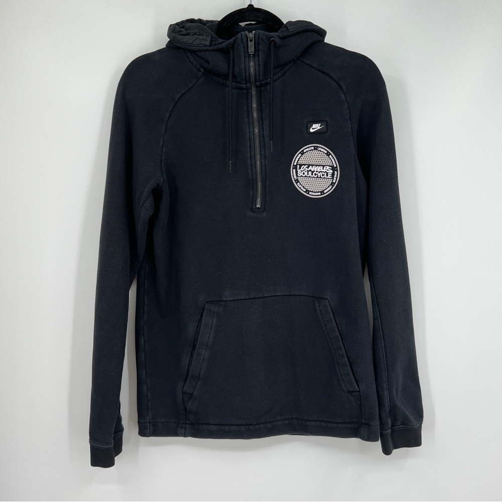 Nike Los Angeles SoulCycle Women's Faded Black Hooded Long Sleeves Sweatshirt